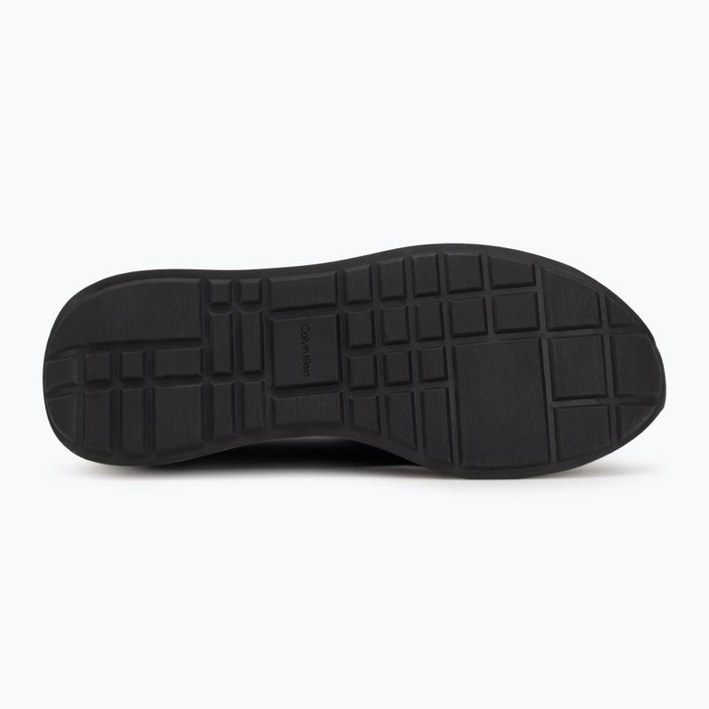 Dámské boty Calvin Klein HW0HW03118 Retro Runner Sock PANL Leather Neo black/crystal grey 4