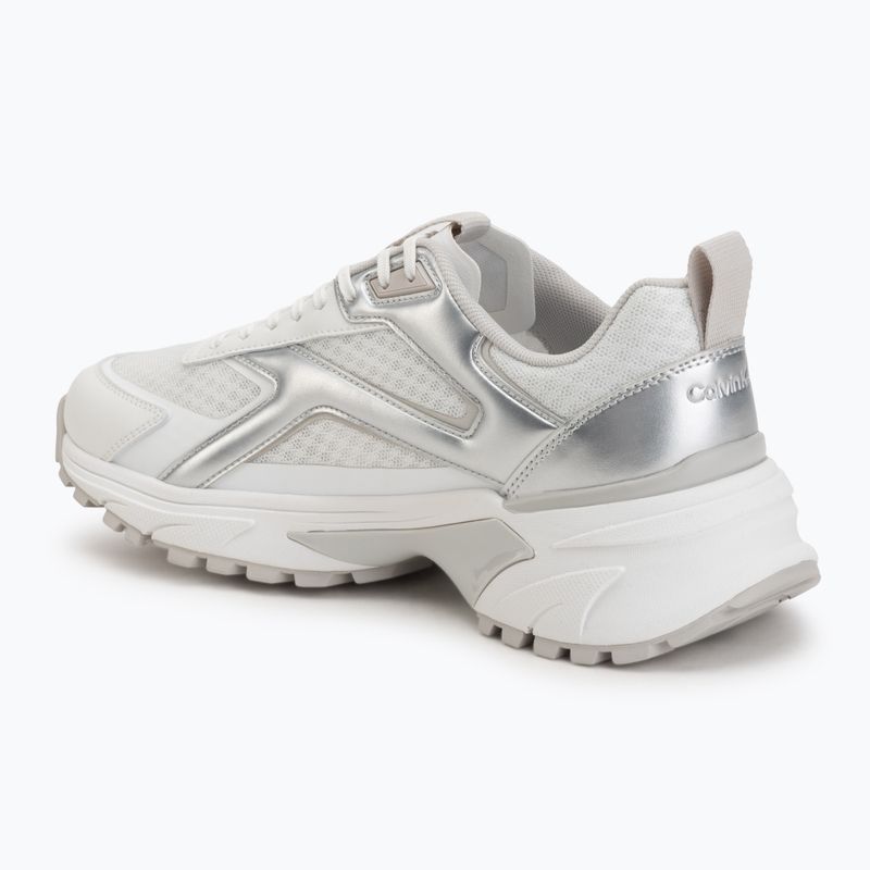 Pánské boty Calvin Klein HM0HM02341 Hike Runner Stripe Met Mix bright white/silver/light grey 3