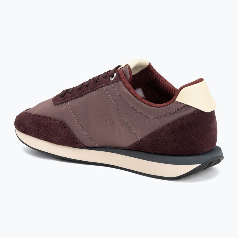 Pánské boty Calvin Klein YM0YM01361 Retro Runner Ess Mix Mat bordeaux/peppercorn/vanilla 3