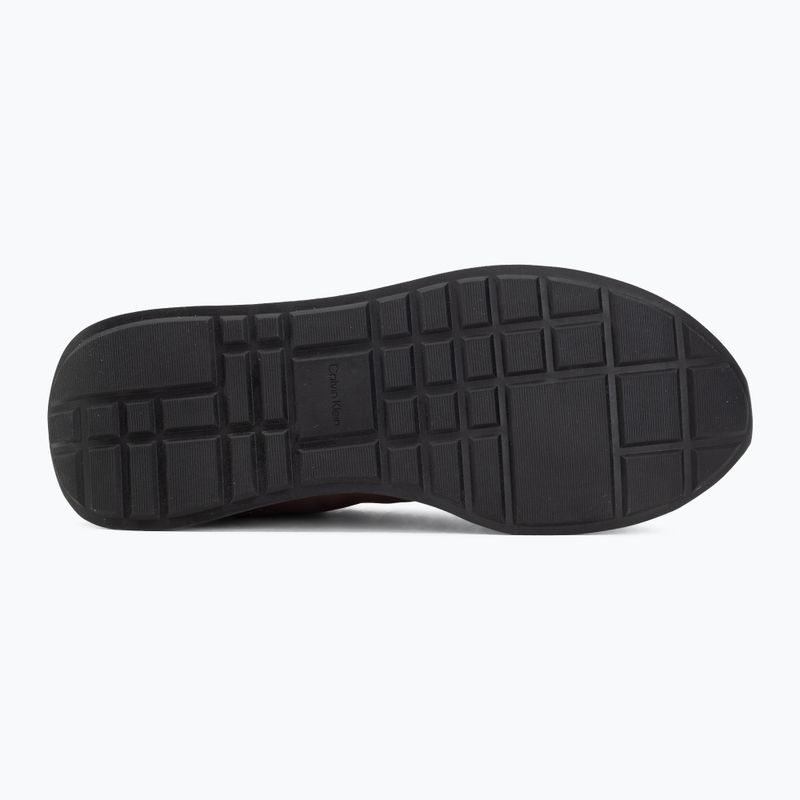 Pánské boty Calvin Klein YM0YM01361 Retro Runner Ess Mix Mat bordeaux/peppercorn/vanilla 4