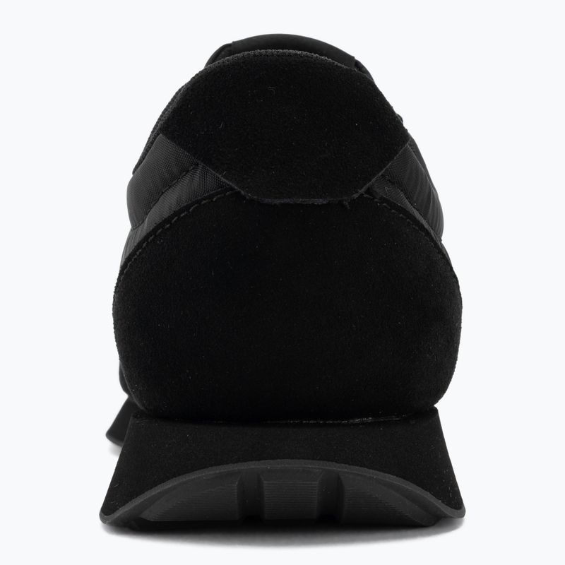 Pánské boty Calvin Klein HM0HM02212 Retro Runner Bans Leather Suede triple black/adrenaline rush 6