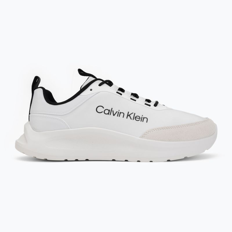 Pánské boty Calvin Klein HM0HM02342 Light Eva Runn Essential Laceup Nylon Suede bright white/black 2