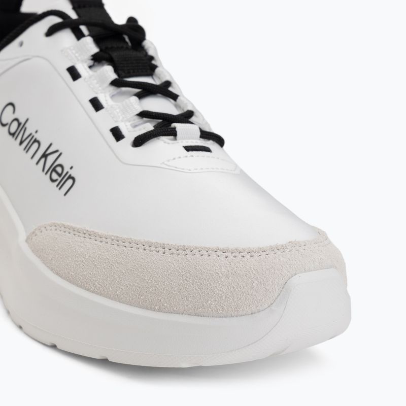 Pánské boty Calvin Klein HM0HM02342 Light Eva Runn Essential Laceup Nylon Suede bright white/black 7