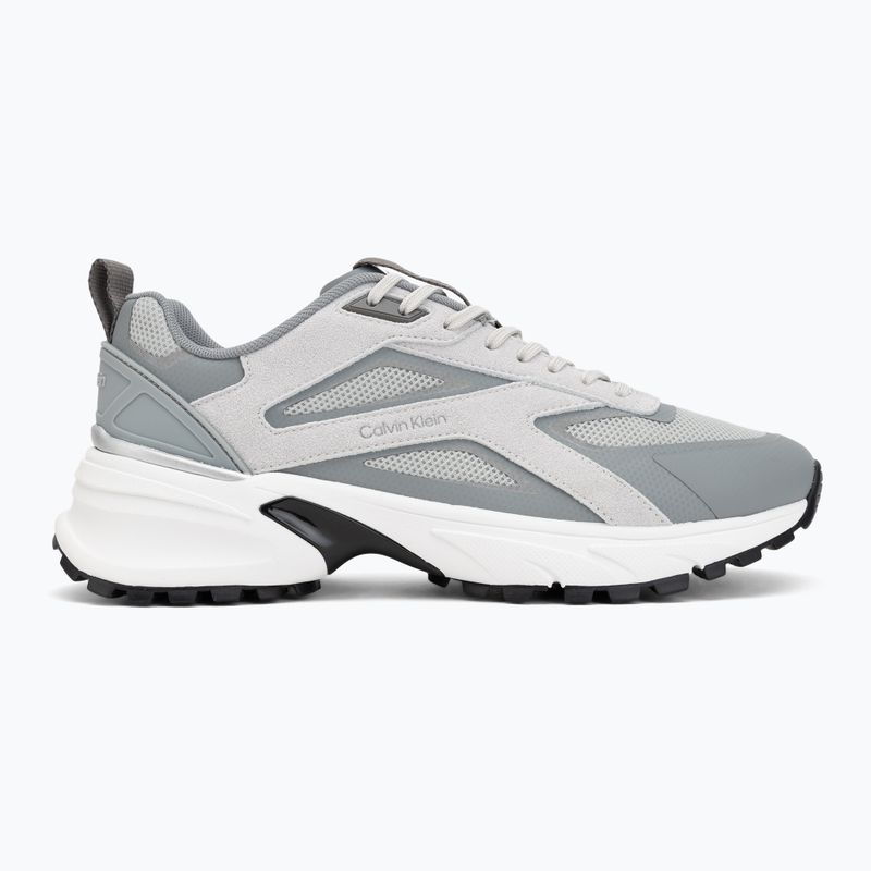 Pánské boty Calvin Klein HM0HM02220 Hike Runner Stripe Mix Nylon Suede light grey/granite grey 2