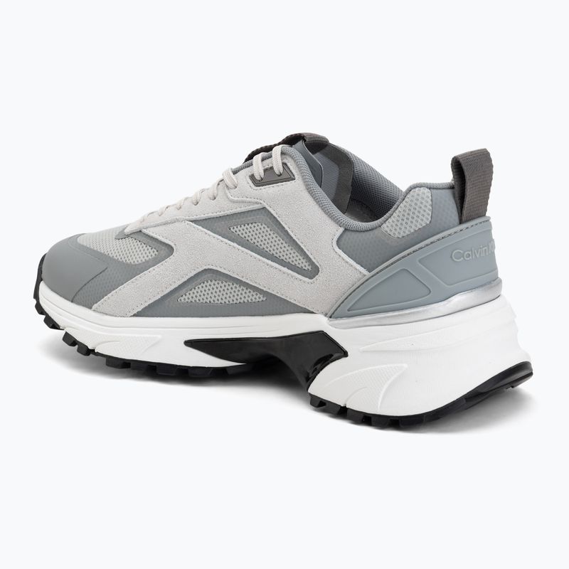 Pánské boty Calvin Klein HM0HM02220 Hike Runner Stripe Mix Nylon Suede light grey/granite grey 3