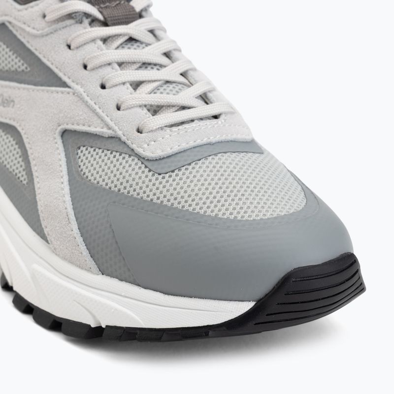 Pánské boty Calvin Klein HM0HM02220 Hike Runner Stripe Mix Nylon Suede light grey/granite grey 7