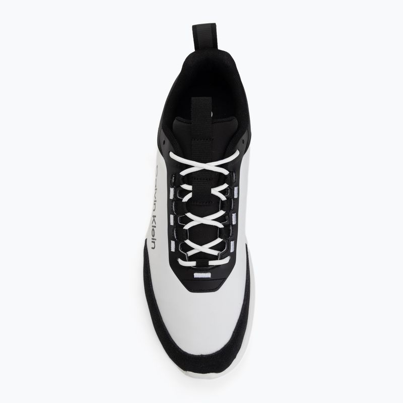 Pánské boty Calvin Klein HM0HM02342 Light Eva Runn Essential Laceup Nylon Suede black/bright white 5
