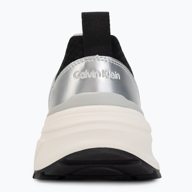 Dámské boty Calvin Klein HW0HW03140 Hike Run Stripe Mesh Met black/silver/light grey 6