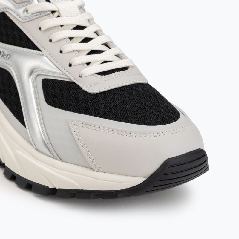 Dámské boty Calvin Klein HW0HW03140 Hike Run Stripe Mesh Met black/silver/light grey 7