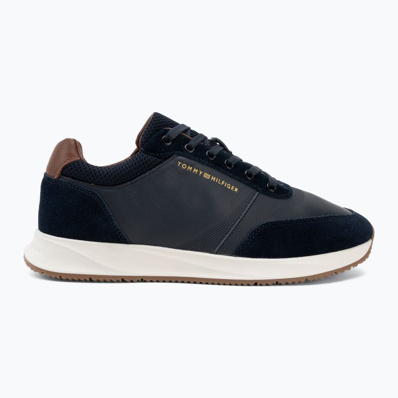 Pánské boty Tommy Hilfiger Runner Suede Mix tracksuits desert sy 2