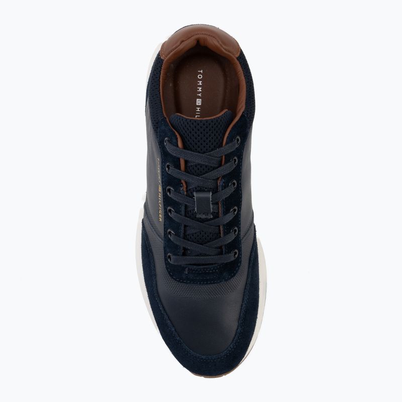 Pánské boty Tommy Hilfiger Runner Suede Mix tracksuits desert sy 5