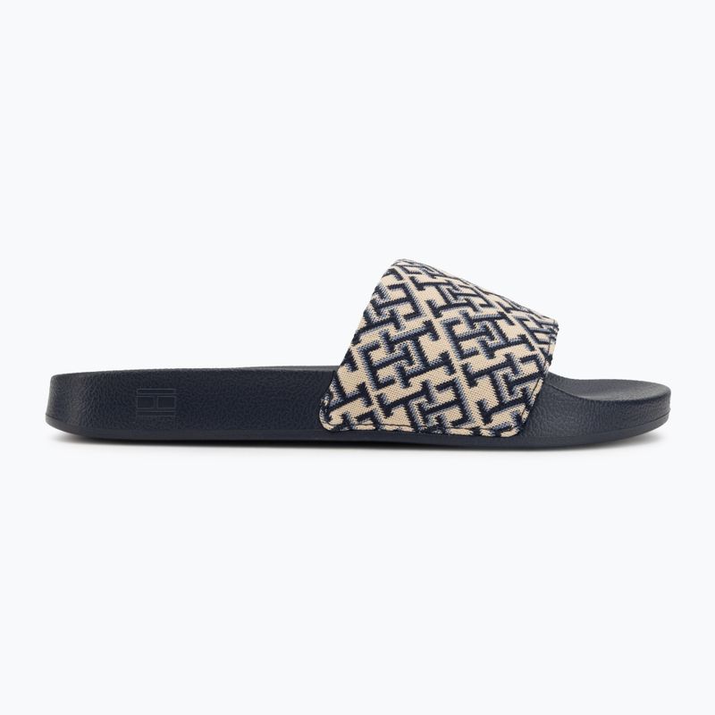 Dámské nazouváky Tommy Hilfiger Monogram space blue 2
