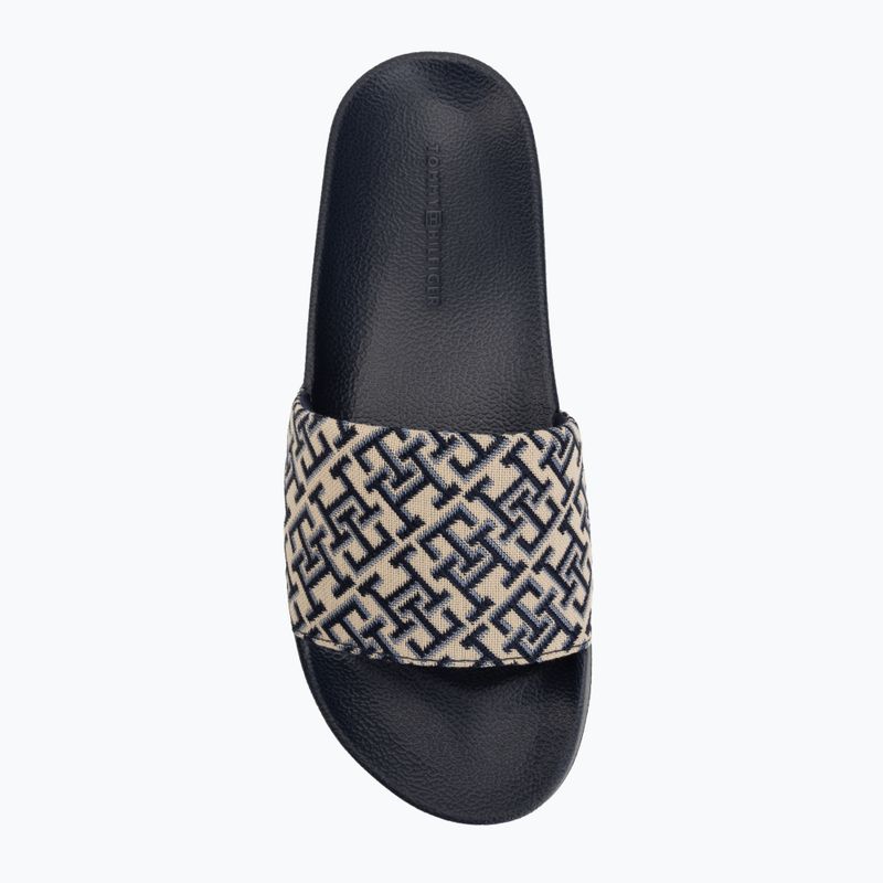 Dámské nazouváky Tommy Hilfiger Monogram space blue 5