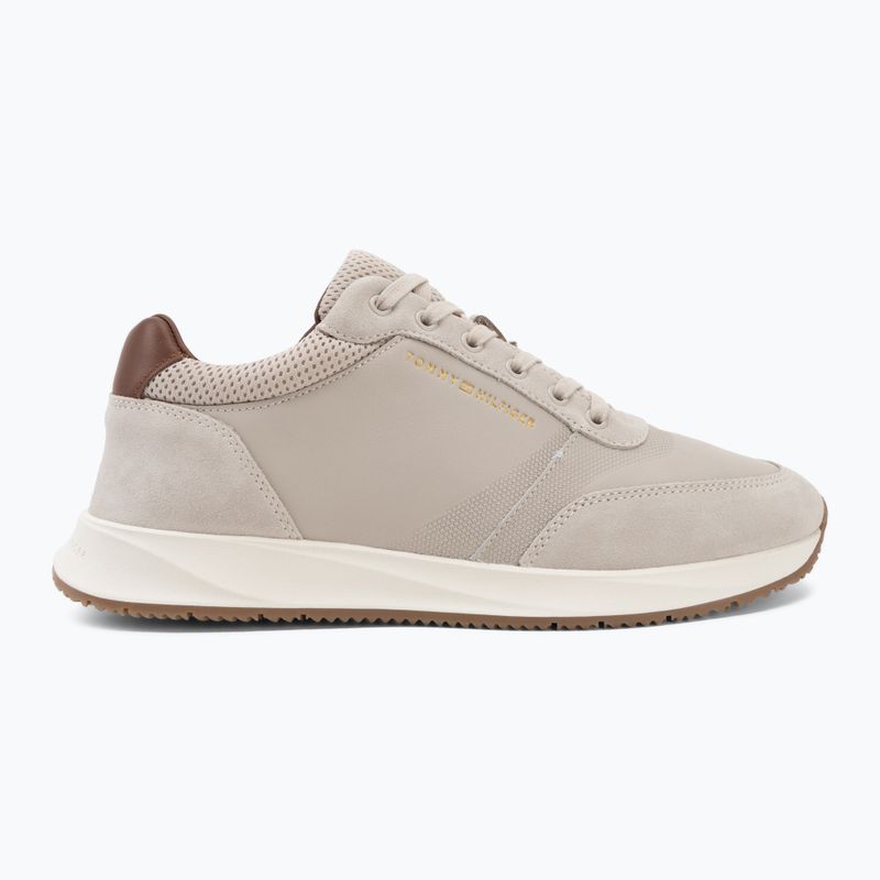 Pánské boty Tommy Hilfiger Runner Suede Mix classic stone tracksuits 2