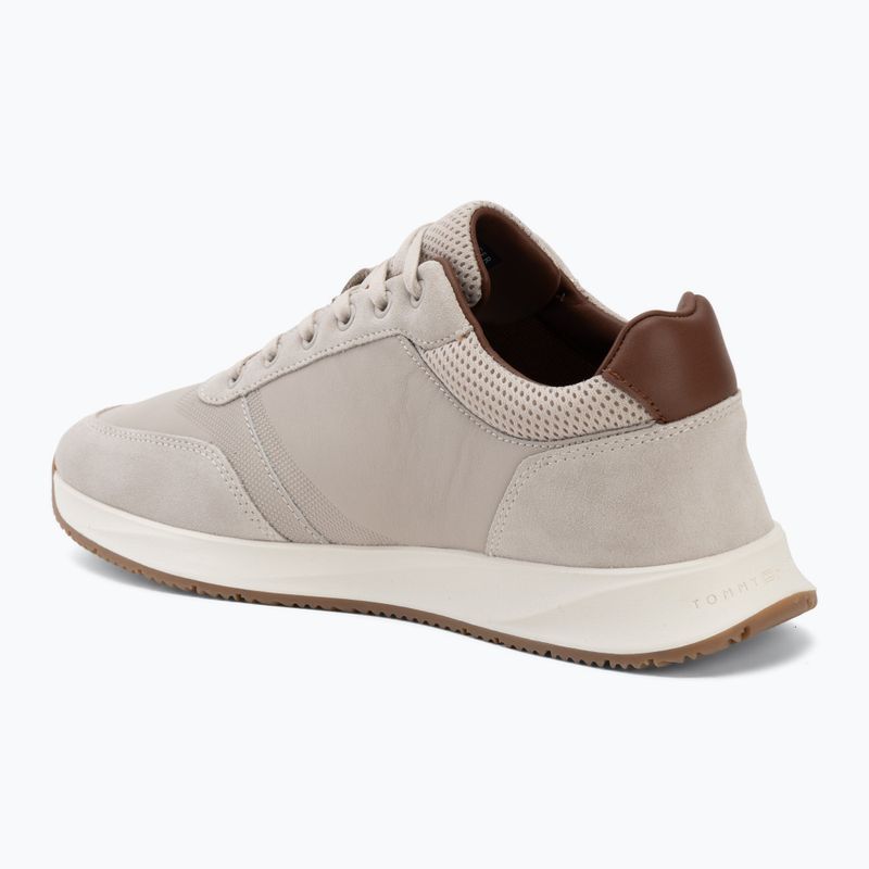 Pánské boty Tommy Hilfiger Runner Suede Mix classic stone tracksuits 3