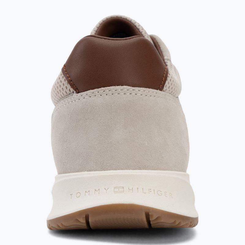 Pánské boty Tommy Hilfiger Runner Suede Mix classic stone tracksuits 6