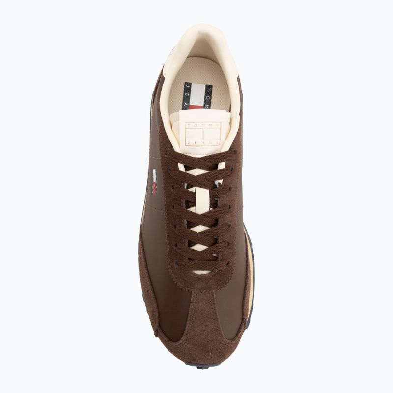 Pánská obuv Tommy Jeans Retro Runner Archive Mix legacy brown 5