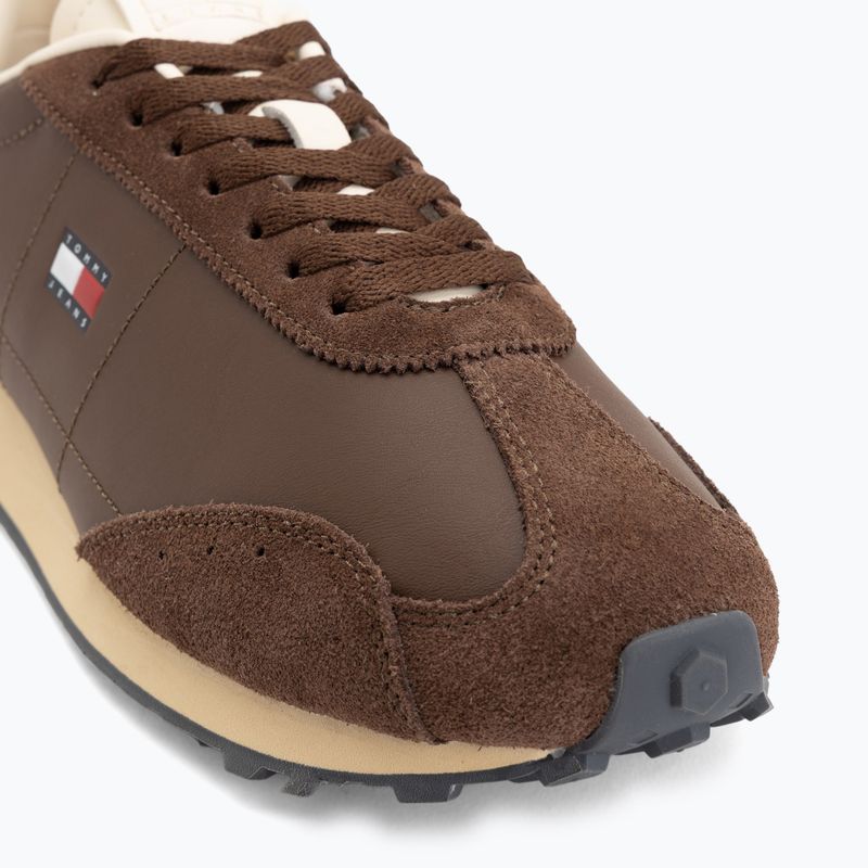 Pánská obuv Tommy Jeans Retro Runner Archive Mix legacy brown 7