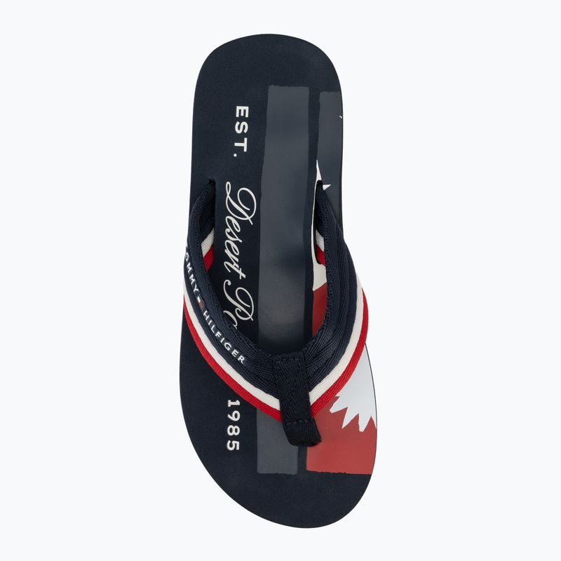 Pánské žabky Tommy Hilfiger Patch Print desert sky 5