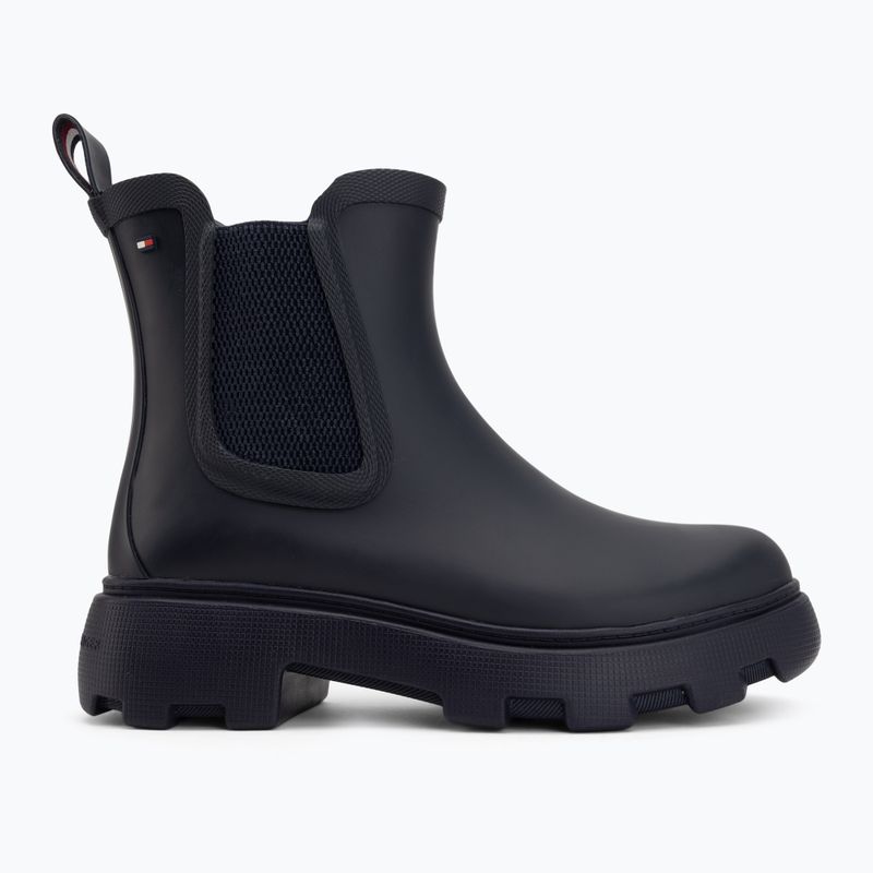 Dámské holínky Tommy Hilfiger Rubber Flag Cleated space blue 2
