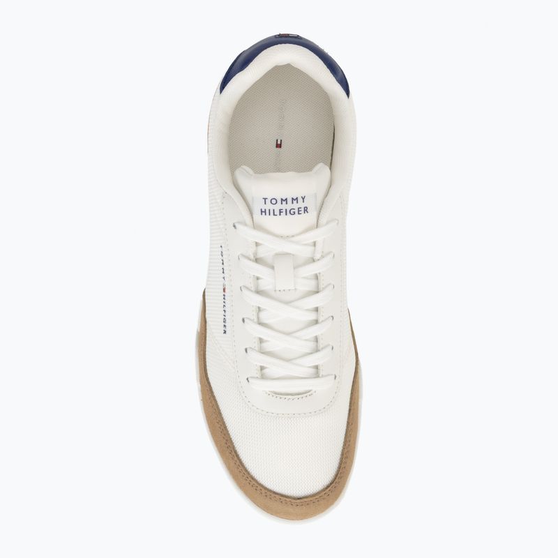 Pánské boty Tommy Hilfiger Low Pro Cupsole Nylon Suede Mix ecru 5