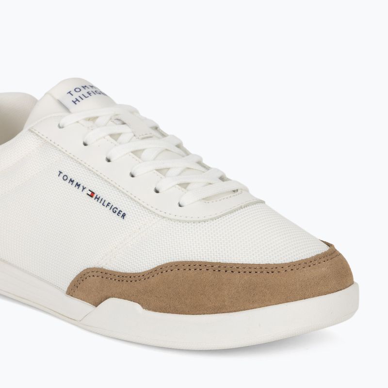 Pánské boty Tommy Hilfiger Low Pro Cupsole Nylon Suede Mix ecru 7