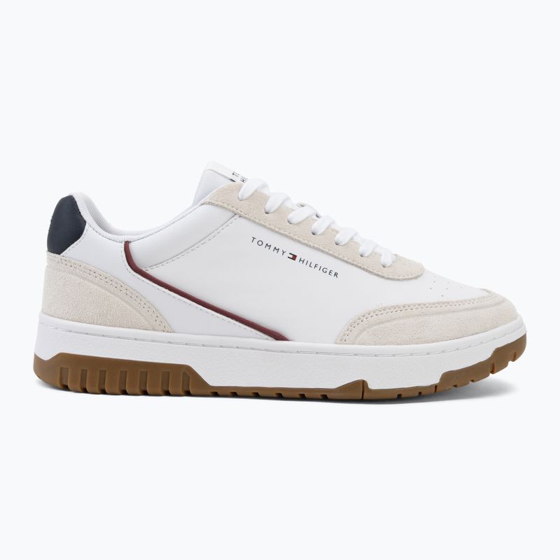 Pánské boty Tommy Hilfiger Basket Core Leather Suede Mix rwb 2
