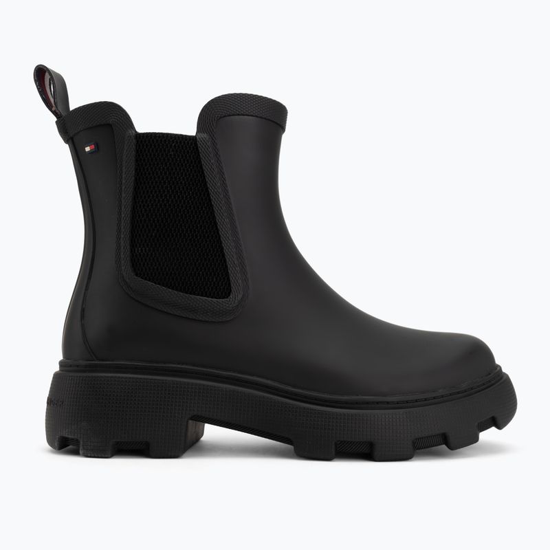 Dámské holínky Tommy Hilfiger Rubber Flag Cleated black 2