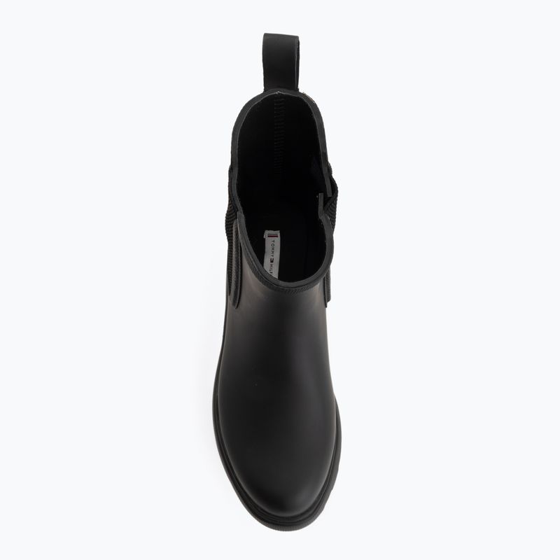 Dámské holínky Tommy Hilfiger Rubber Flag Cleated black 5