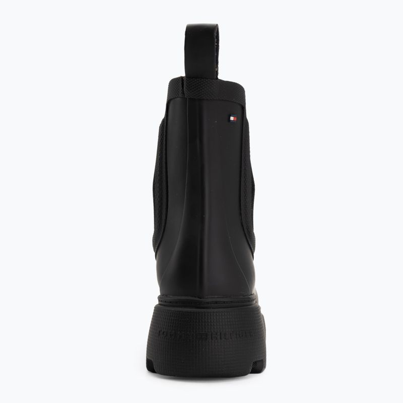 Dámské holínky Tommy Hilfiger Rubber Flag Cleated black 6