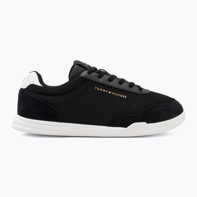 Pánské boty Tommy Hilfiger Low Pro Cupsole Nylon Suede Mix black 2