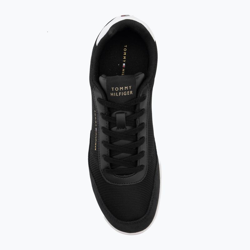 Pánské boty Tommy Hilfiger Low Pro Cupsole Nylon Suede Mix black 5
