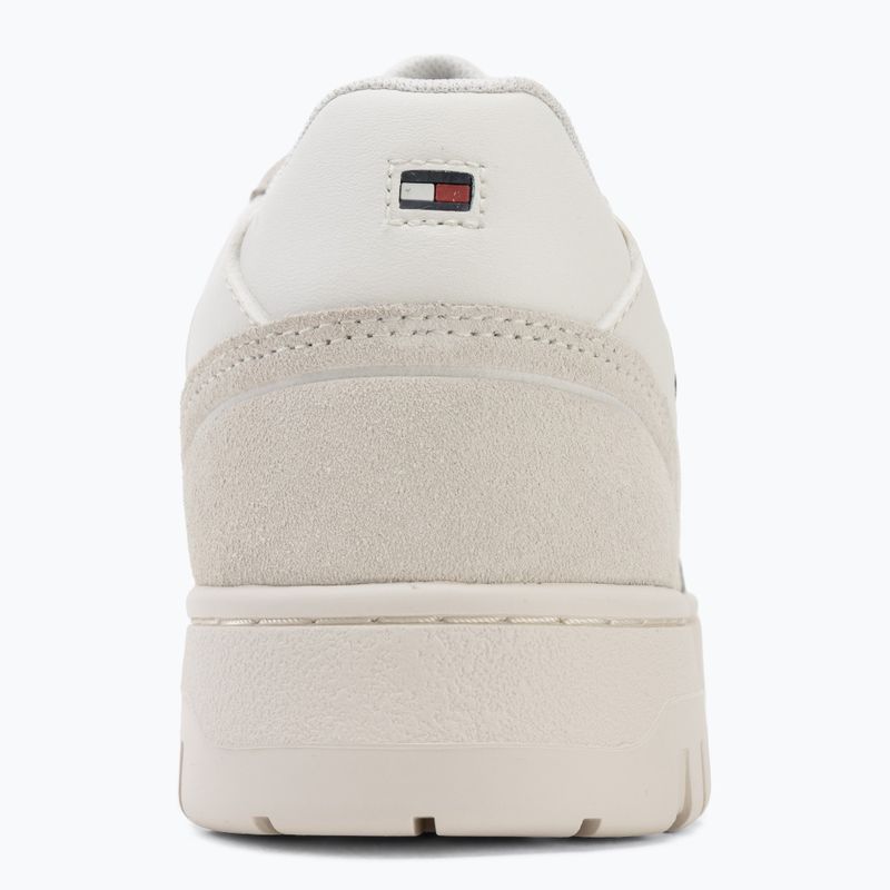 Pánské boty Tommy Hilfiger Basket Core Leather Suede Mix ecru/street green 6