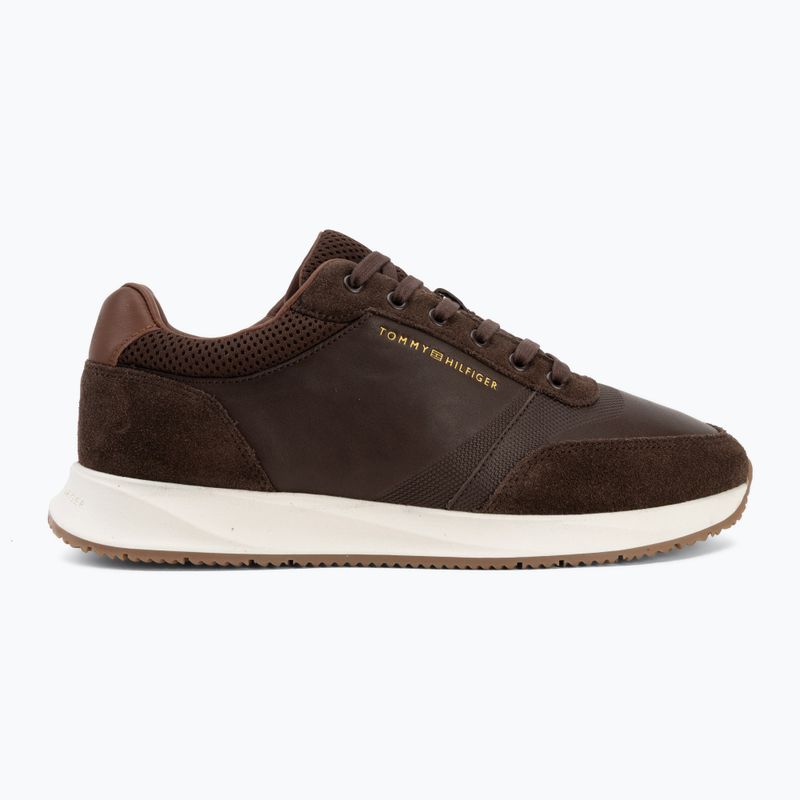 Pánské boty Tommy Hilfiger Runner Suede Mix cocoa tracksuits 2
