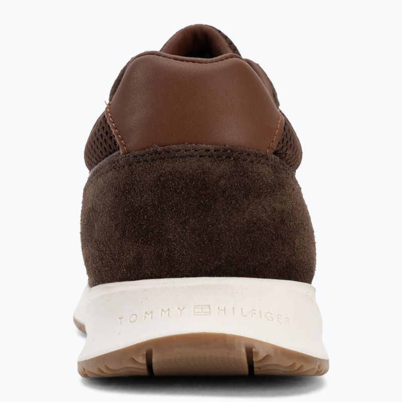 Pánské boty Tommy Hilfiger Runner Suede Mix cocoa tracksuits 6