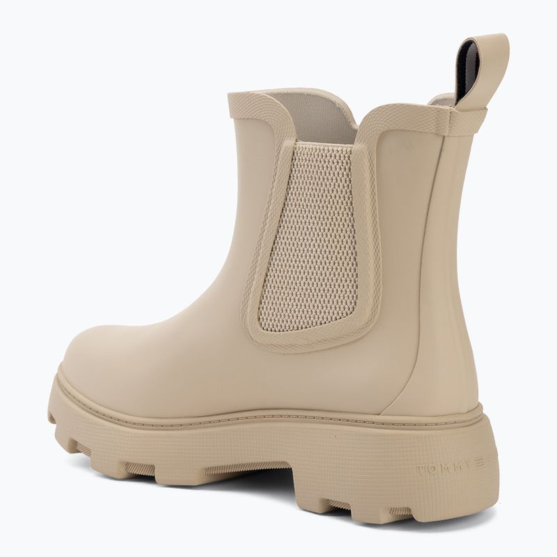 Dámské holínky Tommy Hilfiger Rubber Flag Cleated classic beige 3