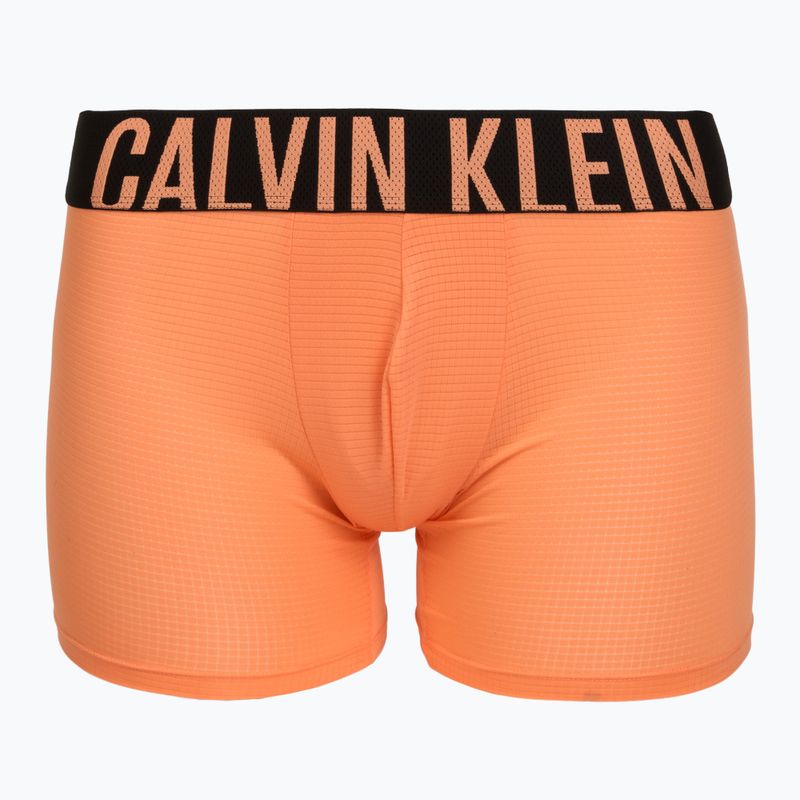 Pánské boxerky Calvin Klein LV00NB4665 Boxer Brief black/olive night/orange frosting 2