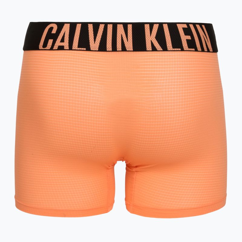 Pánské boxerky Calvin Klein LV00NB4665 Boxer Brief black/olive night/orange frosting 3