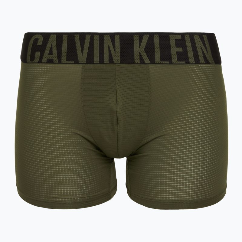 Pánské boxerky Calvin Klein LV00NB4665 Boxer Brief black/olive night/orange frosting 6