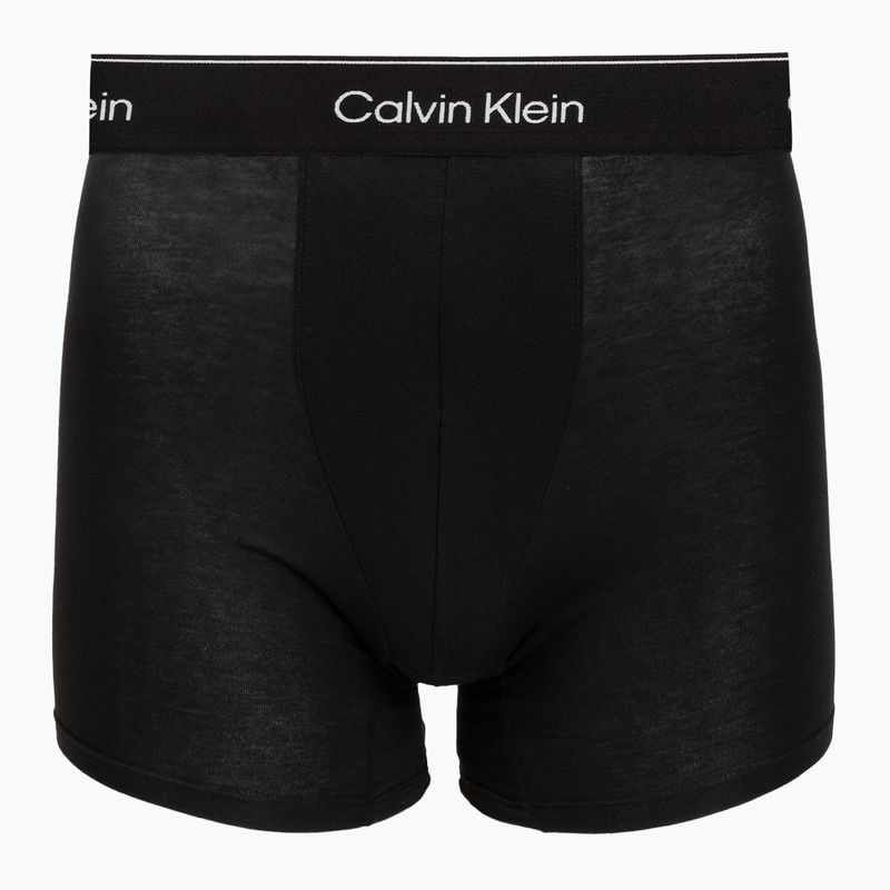 Pánské boxerky Calvin Klein LV00NB4394 Brief black/harbor mist/dark purple w/ dt 2