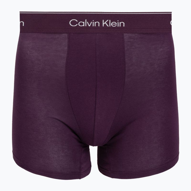 Pánské boxerky Calvin Klein LV00NB4394 Brief black/harbor mist/dark purple w/ dt 3