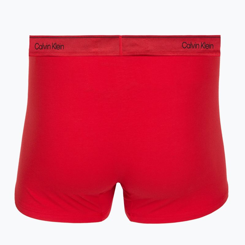Pánské boxerky Calvin Klein LV00NB4575 Trunk black/goji berry/black 4