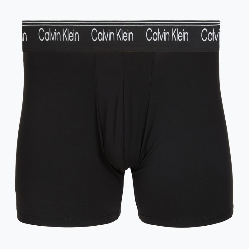 Pánské boxerky Calvin Klein LV00NB4410 Brief black w/bronze flash wb/black/oliv 4