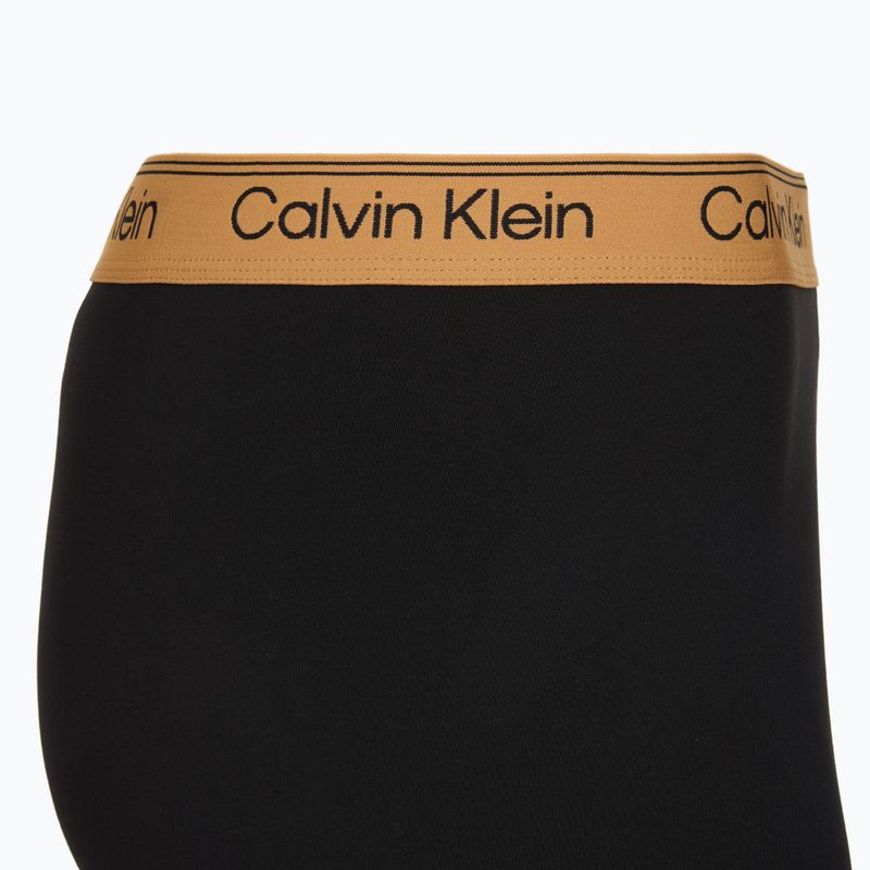 Pánské boxerky Calvin Klein LV00NB4410 Brief black w/bronze flash wb/black/oliv 6