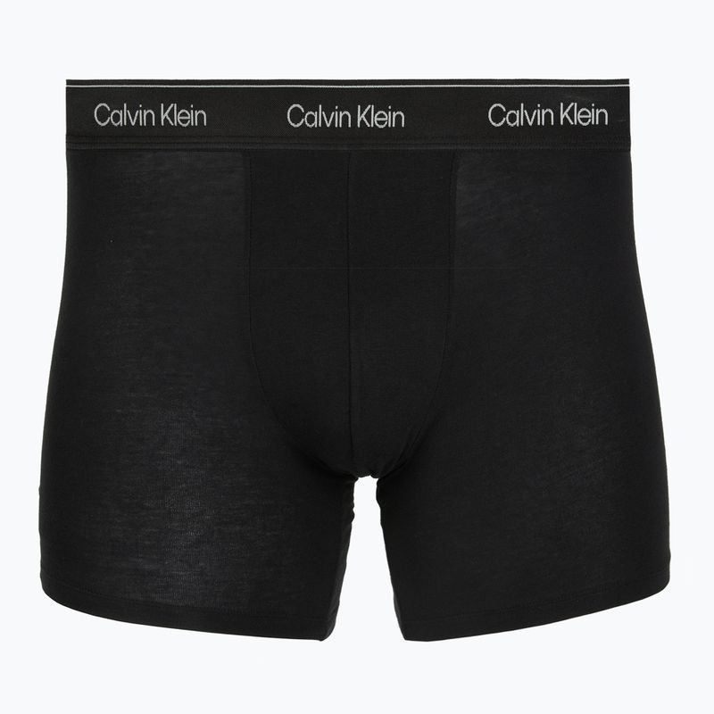 Pánské boxerky Calvin Klein LV00NB4576 Boxer Brief black/goji berry/black 3