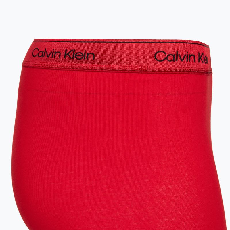Pánské boxerky Calvin Klein LV00NB4576 Boxer Brief black/goji berry/black 5