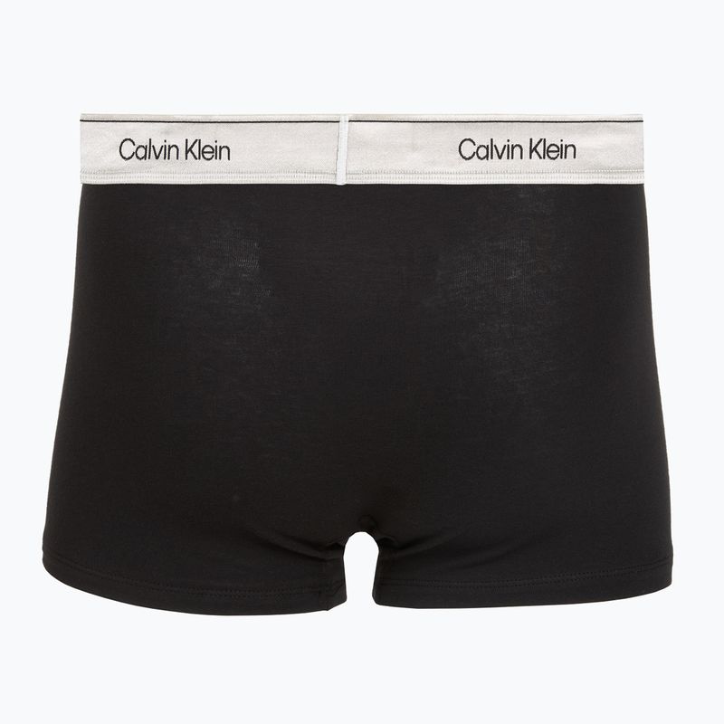 Pánské boxerky Calvin Klein LV00NB4730 Trunk black w/ silver haze wbs 2