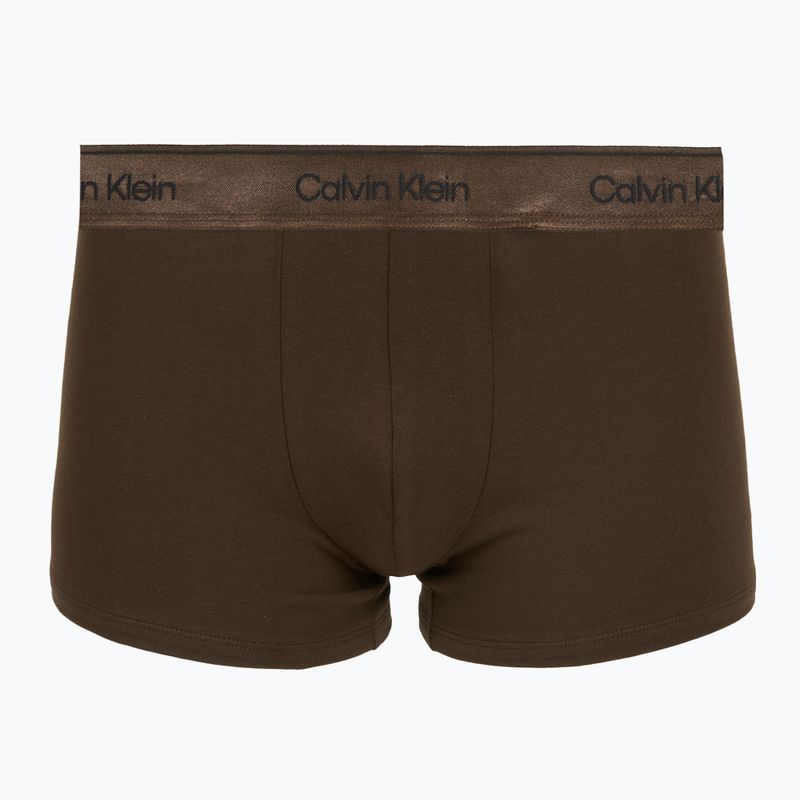 Pánské boxerky Calvin Klein LV00NB4575 Trunk black/brown cork/river sand 3