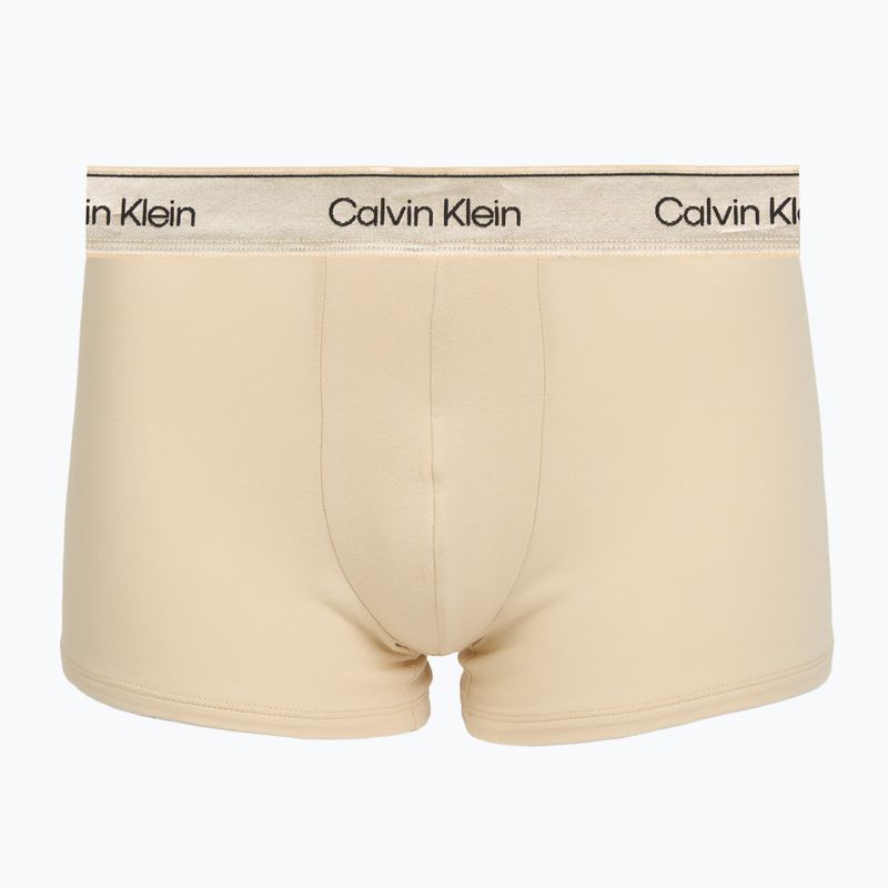 Pánské boxerky Calvin Klein LV00NB4575 Trunk black/brown cork/river sand 4