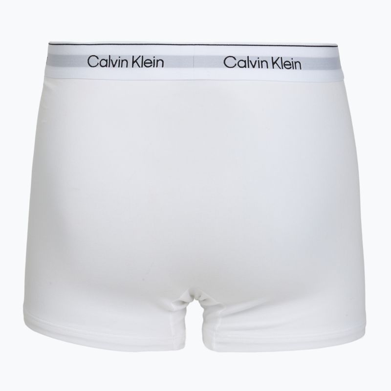Pánské boxerky Calvin Klein LV00NB4437 Relaxed Fit Trunk grey heather/black/classic white 3